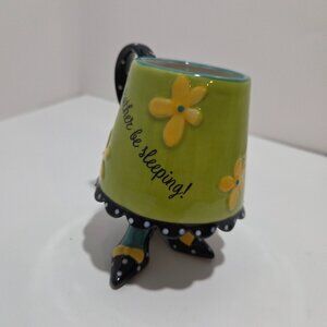 Dollymama Green Skirt Ceramic Mug